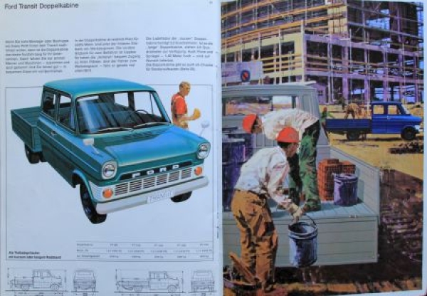 Ford Transit Modelprogram 1966 Carbrochure (5703)